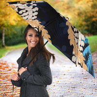 Puakenikeni Maile Lei Umbrella Frangipani Blue Tropical Leaves