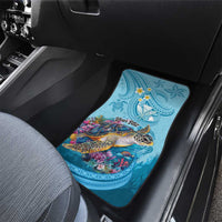 Personalized Hawaii Sea Turtle Car Mats Hawaii Map Ocean Vibes