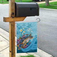 Personalized Hawaii Sea Turtle Garden Flag Hawaii Map Ocean Vibes