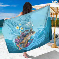 Personalized Hawaii Sea Turtle Sarong Hawaii Map Ocean Vibes