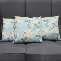 Hawaii Hibiscus Plumeria Blue Pillow Cover Polynesian Pattern LT01 - Polynesian Pride