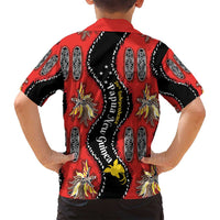 Papua New Guinea 50th Independence Family Matching Puletasi and Hawaiian Shirt PNG Batik Pattern LT01 - Polynesian Pride
