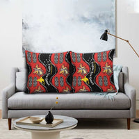 Papua New Guinea 50th Independence Pillow Cover PNG Batik Pattern - Polynesian Pride