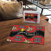 Papua New Guinea 50th Independence Puzzle PNG Batik Pattern - Polynesian Pride