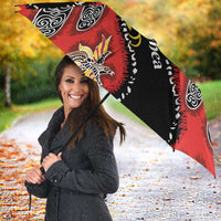 Papua New Guinea 50th Independence Umbrella PNG Batik Pattern - Polynesian Pride