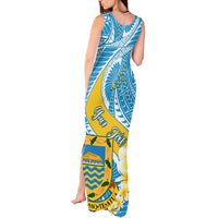 personalised-tuvalu-independence-day-tank-maxi-dress-plumeria-45th-anniversary