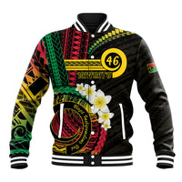 Vanuatu Independence Day Baseball Jacket Yumi 46th Hapi Indipendens Dei LT01 Unisex Black - Polynesian Pride
