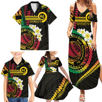 Vanuatu Independence Day Family Matching Summer Maxi Dress and Hawaiian Shirt Yumi 45th Hapi Indipendens Dei LT01 - Polynesian Pride