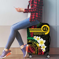 Vanuatu Independence Day Luggage Cover Yumi 46th Hapi Indipendens Dei LT01 - Polynesian Pride