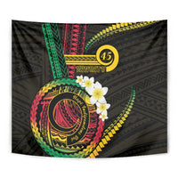 Vanuatu Independence Day Tapestry Yumi 46th Hapi Indipendens Dei LT01 - Polynesian Pride