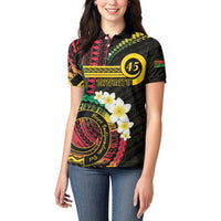 Vanuatu Independence Day Women Polo Shirt Yumi 45th Hapi Indipendens Dei LT01