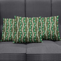 Pikake Maile Tiare Lei Pillow Cover Omaomao Lauhala Pattern