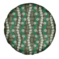 Pikake Maile Tiare Lei Spare Tire Cover Omaomao Lauhala Pattern LT01 - Polynesian Pride