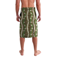 Pikake Maile Tiare Lei Lavalava Natural Lauhala Pattern
