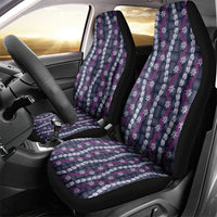 Pikake Maile Tiare Lei Car Seat Cover Poni Lauhala Pattern