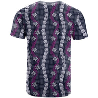Pikake Maile Tiare Lei T Shirt Poni Lauhala Pattern