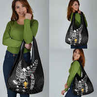 Custom New Zealand Silver Fern Rugby Grocery Bag Aotearoa Champion 2023 World Cup LT01 - Polynesian Pride