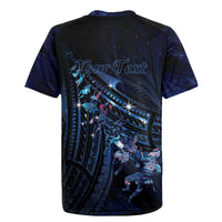 Personalised Matariki Paua Shell New Zealand Rugby Jersey Haka Dance At The Starry Night