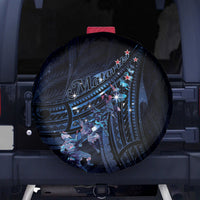 Matariki Paua Shell New Zealand Spare Tire Cover Haka Dance At The Starry Night LT01 - Polynesian Pride