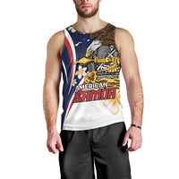 Personalized American Samoa Men Tank Top Amerika Samoa Bald Eagle