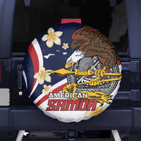 Personalized American Samoa Spare Tire Cover Amerika Samoa Bald Eagle