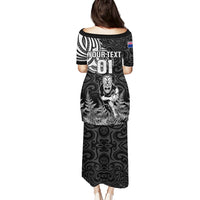 Custom New Zealand Silver Fern Rugby Puletasi Maori Tiki Player With Ta Moko Tribal LT01 - Polynesian Pride