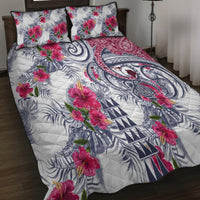 Hawaii Kakau Mix Paisley Pattern Quilt Bed Set Polynesian Tropical Unique Style LT01 - Polynesian Pride