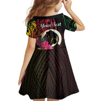 Personalised Vanuatu Port Vila Stay Strong Family Matching Off Shoulder Maxi Dress and Hawaiian Shirt Long God Yumi Stanap LT01 - Polynesian Pride
