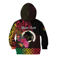 Personalised Vanuatu Port Vila Stay Strong Kid Hoodie Long God Yumi Stanap