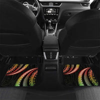 Hawaii Map Kanaka Maoli Car Mats Fantastic Frangipani Reggae