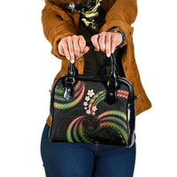 Hawaii Map Kanaka Maoli Shoulder Handbag Fantastic Frangipani Reggae LT01 One Size Reggae - Polynesian Pride
