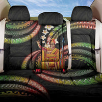 Hawaii King Kamehameha Back Car Seat Cover Fantastic Plumeria Reggae