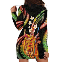 Hawaii King Kamehameha Hoodie Dress Fantastic Plumeria Reggae