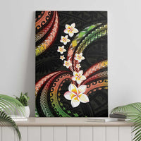 Hawaii Plumeria Reggae Canvas Wall Art Polynesian Pattern