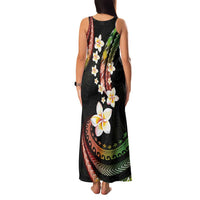 Hawaii Plumeria Reggae Family Matching Tank Maxi Dress and Hawaiian Shirt Polynesian Pattern LT01 - Polynesian Pride