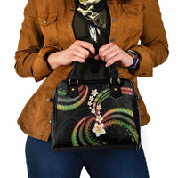 Hawaii Plumeria Reggae Shoulder Handbag Polynesian Pattern LT01 - Polynesian Pride