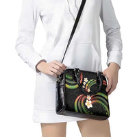 Hawaii Plumeria Reggae Shoulder Handbag Polynesian Pattern LT01 - Polynesian Pride