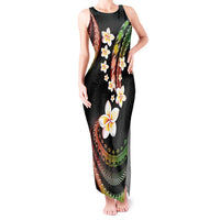 Hawaii Plumeria Reggae Tank Maxi Dress Polynesian Pattern LT01 Women Reggae - Polynesian Pride