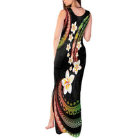 Hawaii Plumeria Reggae Tank Maxi Dress Polynesian Pattern LT01 - Polynesian Pride