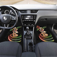 Hawaiian Ukulele Car Mats Jawaiian Fantastic Plumeria