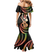 Hawaiian Ukulele Mermaid Dress Jawaiian Fantastic Plumeria LT01 - Polynesian Pride