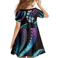Hawaii Map Kanaka Maoli Family Matching Tank Maxi Dress and Hawaiian Shirt Fantastic Frangipani Amethyst Gradient