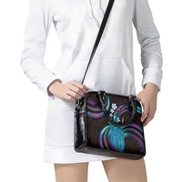 Hawaii King Kamehameha Shoulder Handbag Fantastic Plumeria Amethyst Gradient LT01 - Polynesian Pride