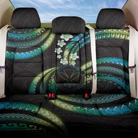 Hawaii Map Kanaka Maoli Back Car Seat Cover Fantastic Frangipani Chartreuse Cyan