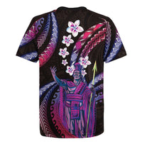 Hawaii King Kamehameha Rugby Jersey Fantastic Plumeria Sweet Vibes LT01 - Polynesian Pride