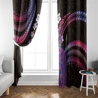 Hawaii King Kamehameha Window Curtain Fantastic Plumeria Sweet Vibes