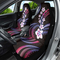 Hawaii Plumeria Car Seat Cover Sweet Gradient Polynesian Pattern