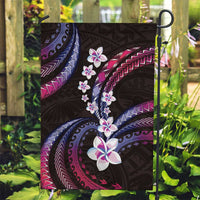 Hawaii Plumeria Garden Flag Sweet Gradient Polynesian Pattern LT01 Garden Flag Pink - Polynesian Pride