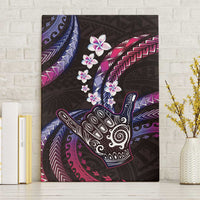 Hawaii Shaka Sign Canvas Wall Art Fantastic Frangipani Sweet Vibes