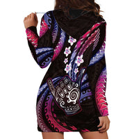 Hawaii Shaka Sign Hoodie Dress Fantastic Frangipani Sweet Vibes
